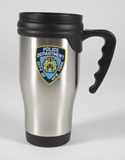 NYPD Stainless Steel Travel Mug