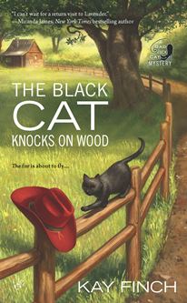 Black Cat Knocks on Wood